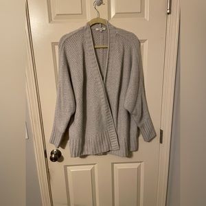 Madewell oversized grey cardigan size small